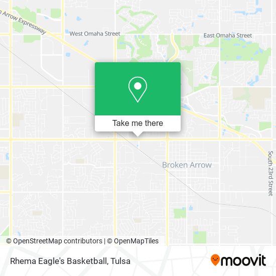 Mapa de Rhema Eagle's Basketball