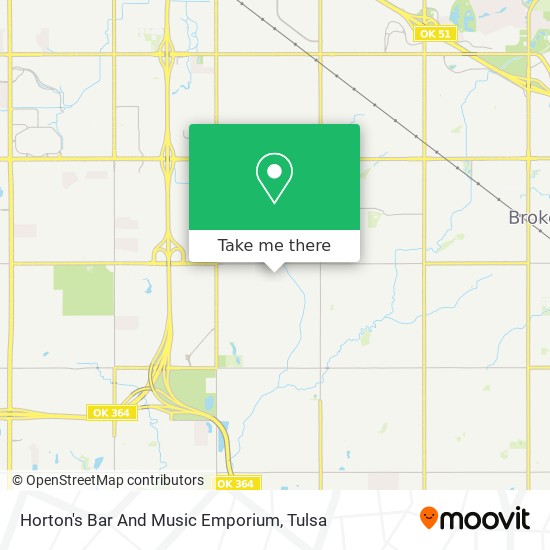 Horton's Bar And Music Emporium map