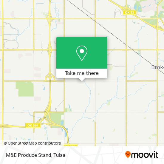 M&E Produce Stand map