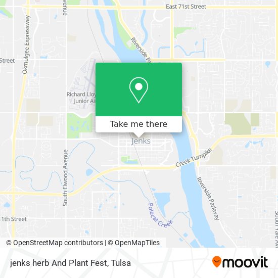 jenks herb And Plant Fest map