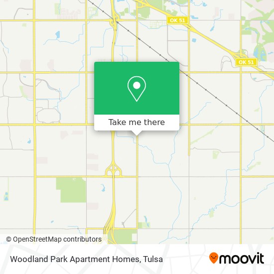 Mapa de Woodland Park Apartment Homes