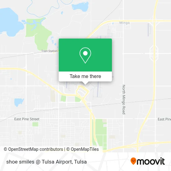 shoe smiles @ Tulsa Airport map