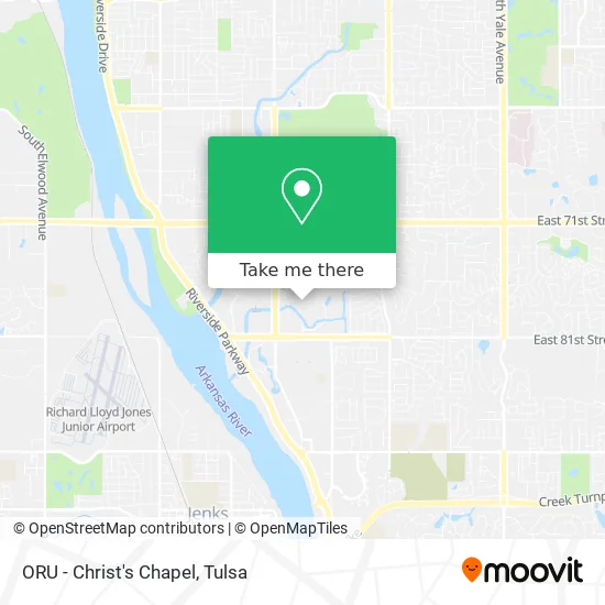 ORU - Christ's Chapel map