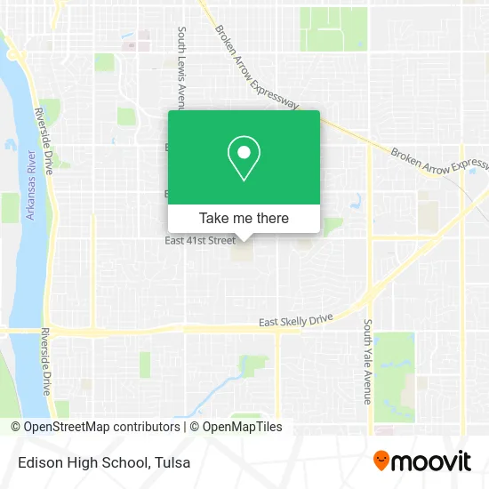 Edison High School map