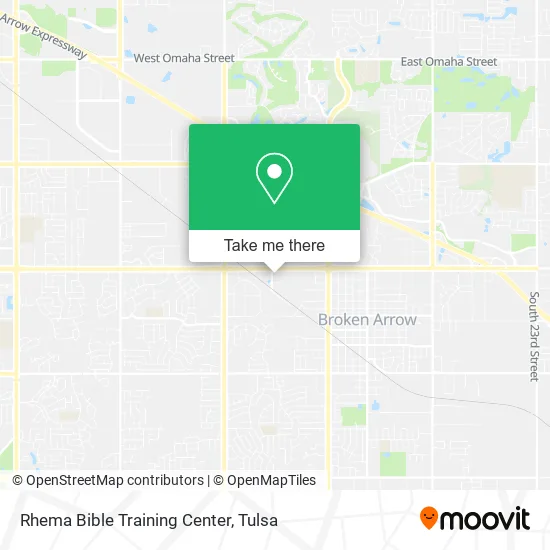 Rhema Bible Training Center map