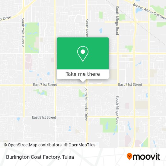 Burlington Coat Factory map