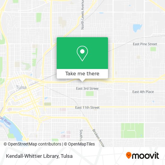 Kendall-Whittier Library map