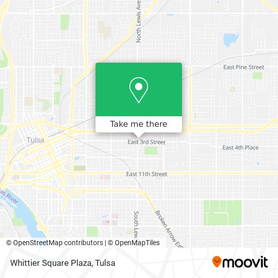 Whittier Square Plaza map