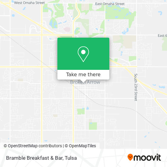 Mapa de Bramble Breakfast & Bar