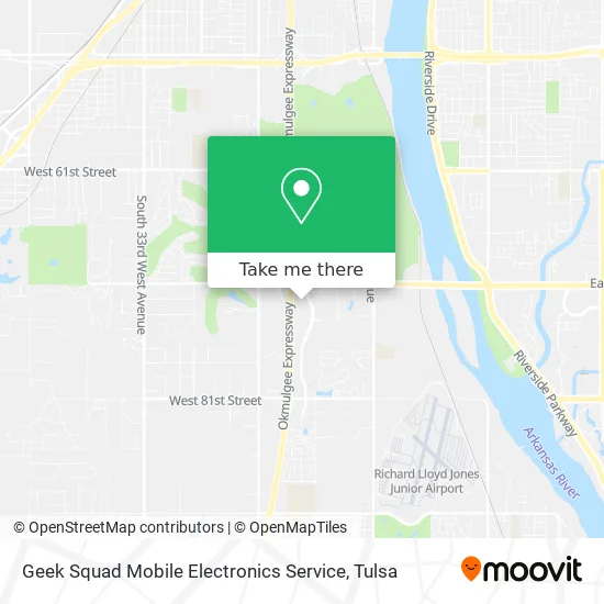 Geek Squad Mobile Electronics Service map