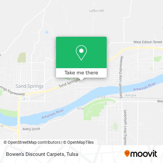 Mapa de Bowen's Discount Carpets