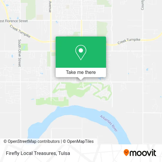 Firefly Local Treasures map