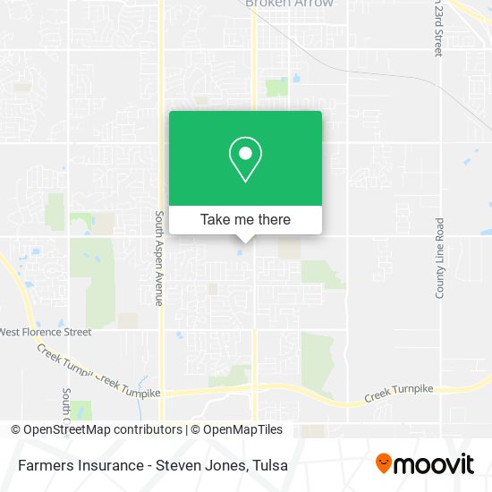 Mapa de Farmers Insurance - Steven Jones