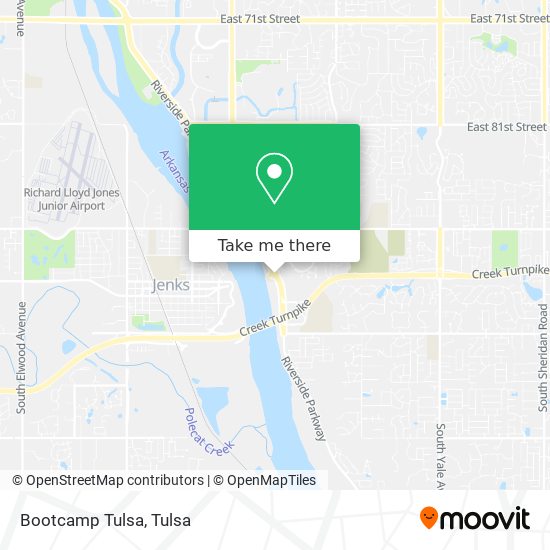 Bootcamp Tulsa map