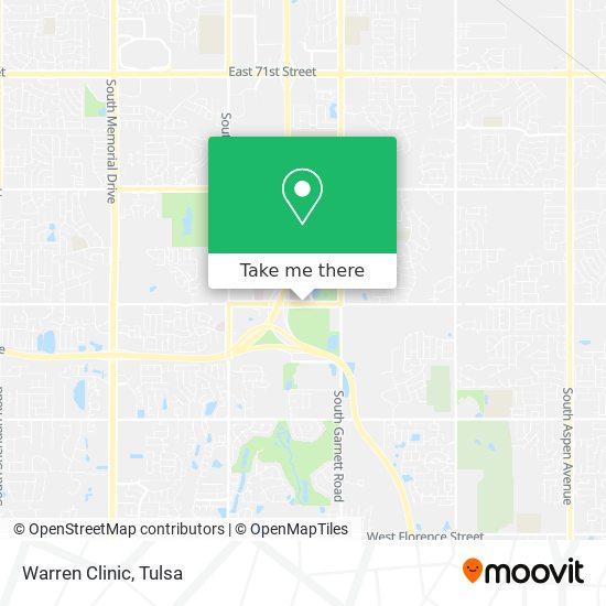 Warren Clinic map