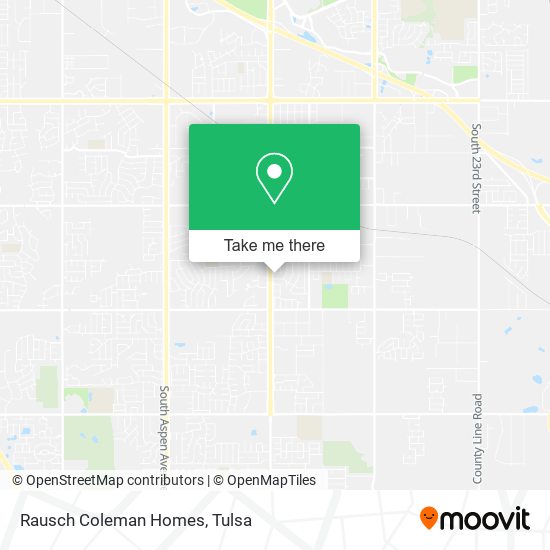 Rausch Coleman Homes map