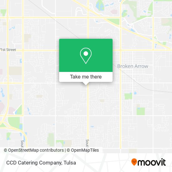CCD Catering Company map