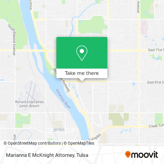 Marianna E McKnight Attorney map