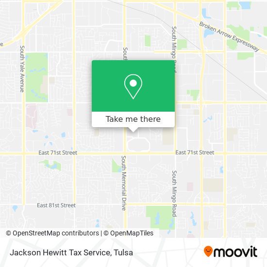 Mapa de Jackson Hewitt Tax Service