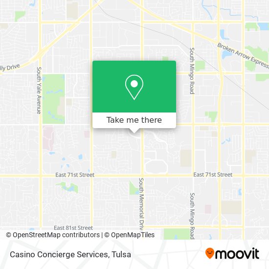 Casino Concierge Services map
