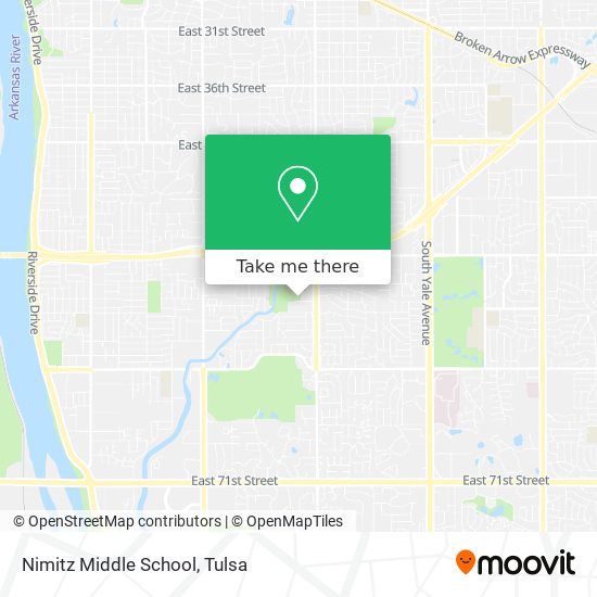 Mapa de Nimitz Middle School