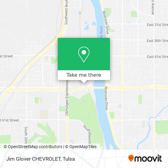 Jim Glover CHEVROLET map