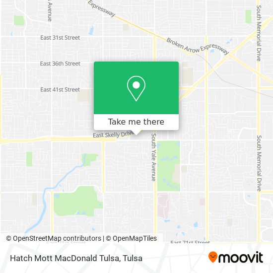 Mapa de Hatch Mott MacDonald Tulsa