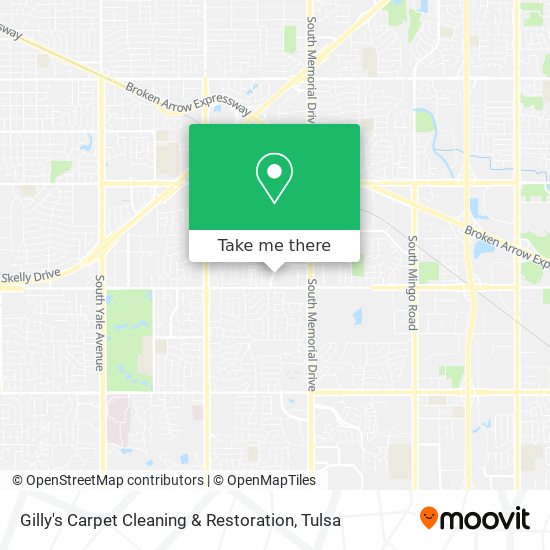 Mapa de Gilly's Carpet Cleaning & Restoration