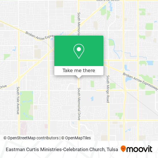 Eastman Curtis Ministries-Celebration Church map