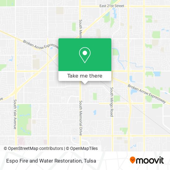 Espo Fire and Water Restoration map
