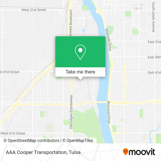 AAA Cooper Transportation map