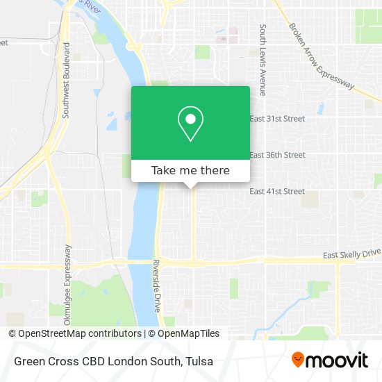 Green Cross CBD London South map