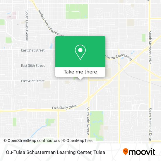 Ou-Tulsa Schusterman Learning Center map