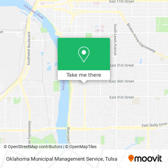 Oklahoma Municipal Management Service map