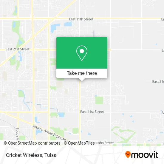 Cricket Wireless map