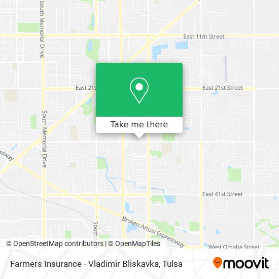 Mapa de Farmers Insurance - Vladimir Bliskavka