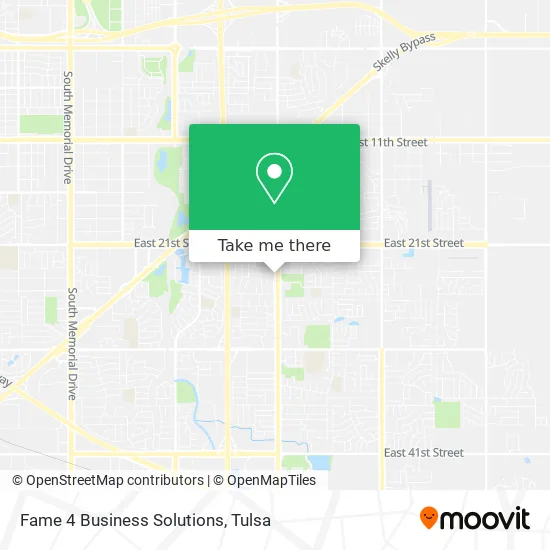 Fame 4 Business Solutions map