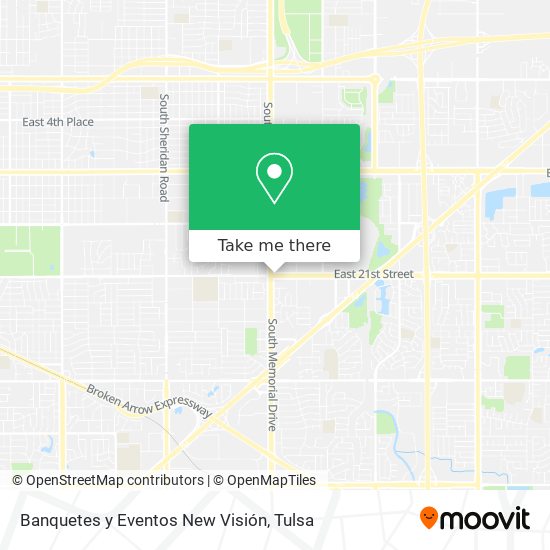 Banquetes y Eventos New Visión map
