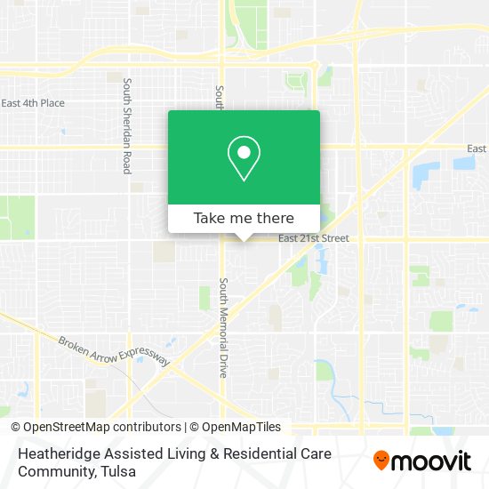 Mapa de Heatheridge Assisted Living & Residential Care Community