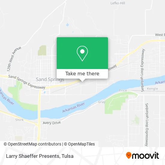 Larry Shaeffer Presents map