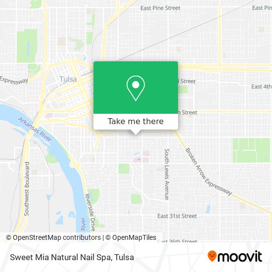 Mapa de Sweet Mia Natural Nail Spa