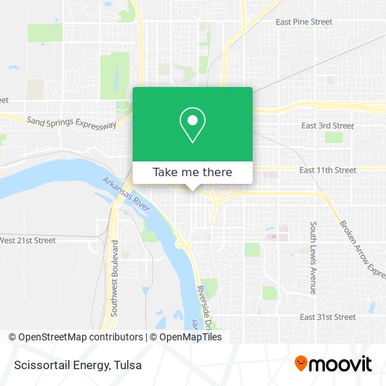 Mapa de Scissortail Energy