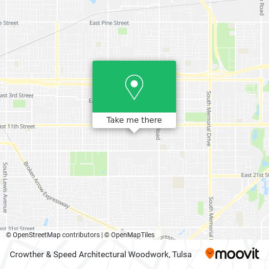 Mapa de Crowther & Speed Architectural Woodwork