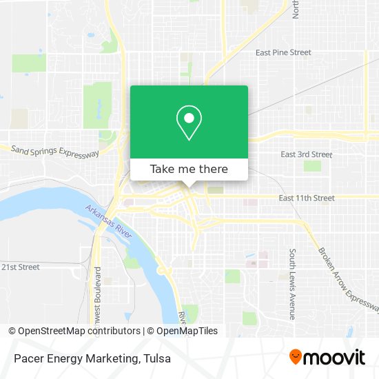 Mapa de Pacer Energy Marketing
