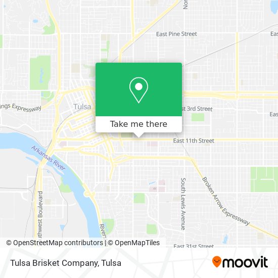 Tulsa Brisket Company map