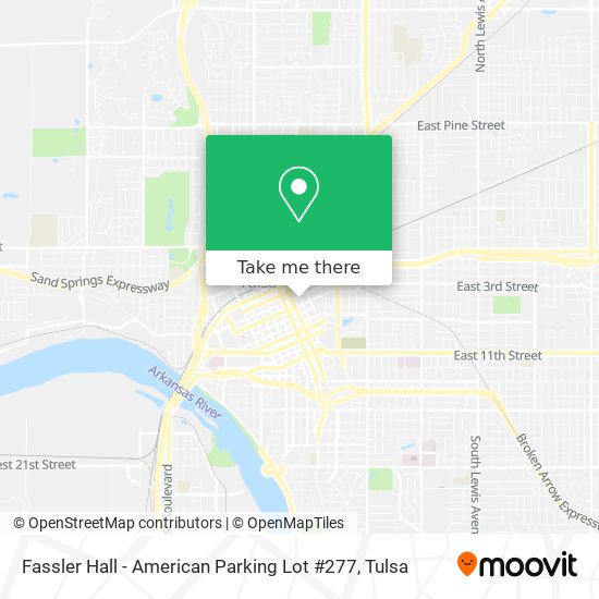 Fassler Hall - American Parking Lot #277 map