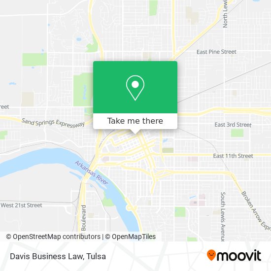 Davis Business Law map