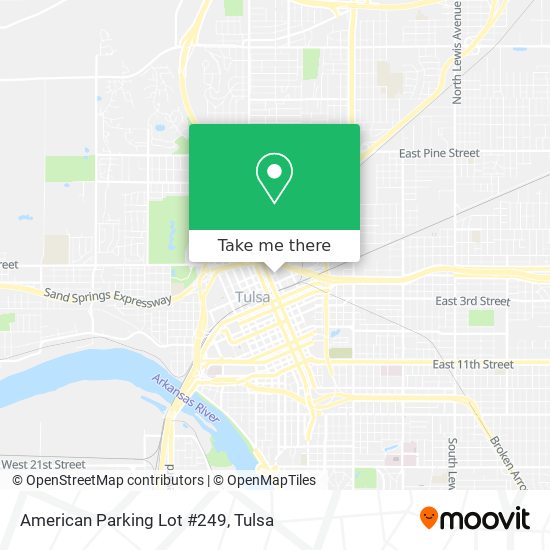 Mapa de American Parking Lot #249