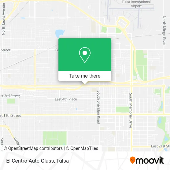 El Centro Auto Glass map
