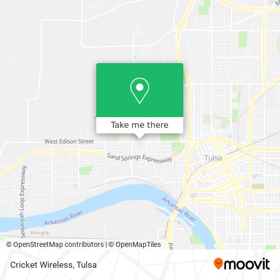 Mapa de Cricket Wireless